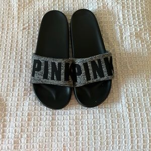 PINK large slides grey and black